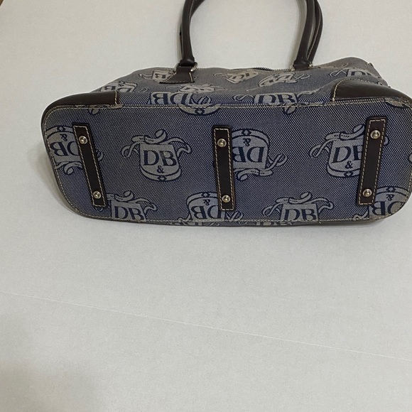 Dooney & Bourke Gray and Brown Shoulder Bag - Picture 3 of 12